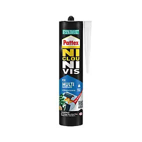 Colle de fixation Pattex Ni clou ni vis tous matériaux 450g