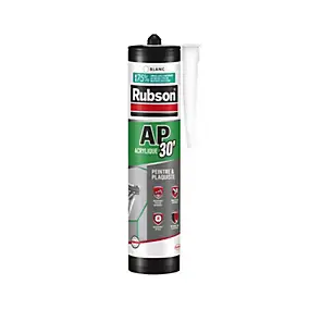 Mastic Rubson AP30 Finitions et Fissures Spécial Peinture blanc cartouche 300ml
