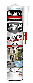 Mastic Rubson Special Materials Isolation Porte & Fenêtre transparent cartouche 280ml