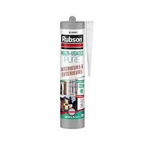 Mastic Rubson Pure Multi-usages blanc cartouche 280ml
