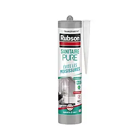 Mastic Rubson Pure Sanitaire transparent cartouche 280ml