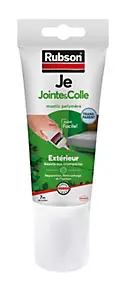 Mastic Rubson Fixation Je Jointe&Colle transparent tube 150ml