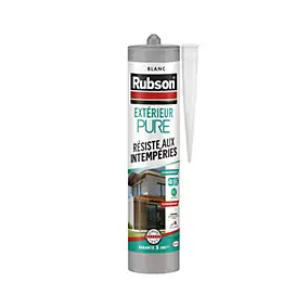 Mastic Rubson Pure Extérieur blanc cartouche 280ml