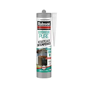 Mastic Rubson Pure Extérieur transparent cartouche 280ml