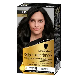 SCHWARZKOPF Oleo supreme coloration permanente à l'huile 1.10 noir intense 1