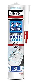 Mastic salle de bain Jointe&Colle Rubson transparent 280ml