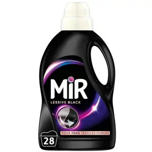 MIR Lessive liquide noir fraîcheur 28 lavages 1,4l