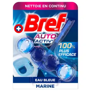 BREF Auto activ nettoyant wc marine 1 bloc