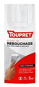 Enduit de rebouchage poudre blanc Toupret 5kg