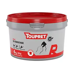 Enduit de rebouchage en pate 4Kg Toupret