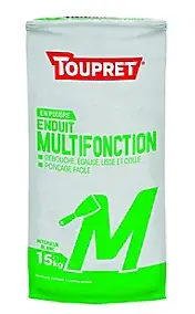 Enduit multifonction en poudre Toupret 15kg