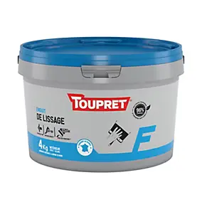 Enduit de lissage intérieur pâte 4 kg blanc Toupret