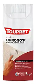 Enduit de rebouchage en poudre a séchage rapide sac de 5 kg Toupret