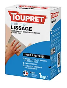 Enduit de lissage en poudre Toupret 1kg