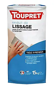 Enduit de lissage en poudre Toupret 15kg