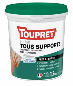 Enduit de lissage tous supports 1,5 kg