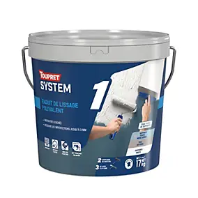 Enduit de lissage polyvalent Toupret System 1 - 17 kg