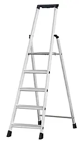 Escabeau pro ARTUB en aluminium 5 marches – Hauteur de travail 2,99 m