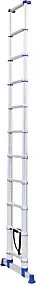 Echelle télescopique aluminium X-Tenso 3,20 m 11 échelons