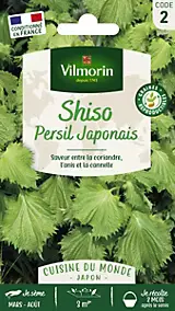 Graines de persil variété "Shiso Vert" Vilmorin semis d'avril à août