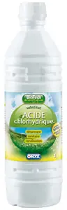 Substitut acide chlorhydrique pour détartrer et désincruster le tartre minéral - 1 L