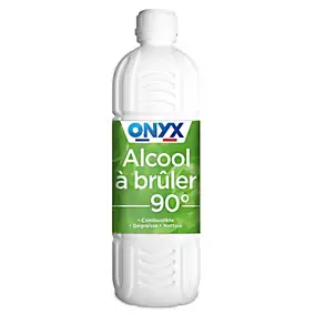 Alcool à brûler pour métal, bois, tissus, vitres Onyx bricolage 1L