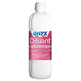 Diluant cellulosique pour peintures, vernis Onyx 1L
