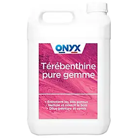 Essence térébenthine pur gemme Onyx 5L