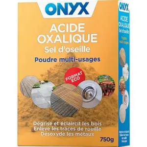 Acide Oxalique, sel d'oseille, poudre multi-usages - 750G