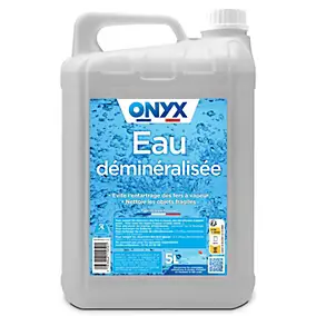 Eau déminéralisée anti-calcaire et anti-tartre Onyx 5L