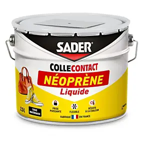 Colle Contact Néoprène Sader Liquide 2,5 L