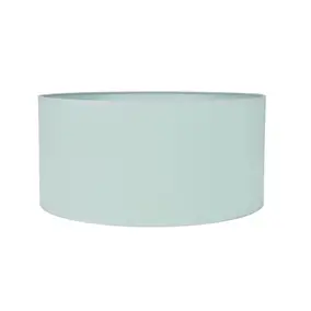 Abat-jour cylindre en coton vert sauge Ø40cm Corep