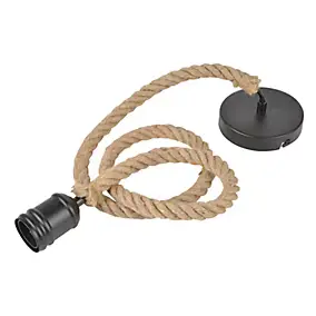 Cordon textile Cup 145 cm jute coloris naturel