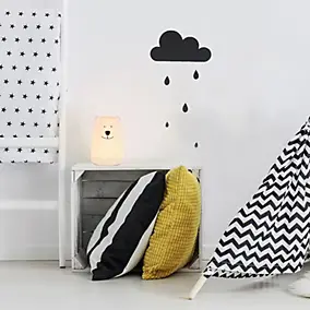 Veilleuse ourson LED integrée RGB 1W IP20 H.17cm Corep