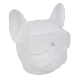 Veilleuse LED Bulldog 1W IP20 l.12 x H.13,5 cm RGB tactile USB Corep blanc
