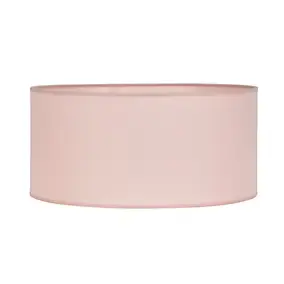 Abat-jour cylindre en coton nude Ø40cm Corep