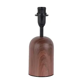 Pied de lampe à poser Ibiza en verre Bilbo touch marron foncé Corep Ø8 x H.21.5cm
