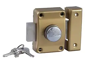 Verrou Alpha bouton 45mm menuiserie métal