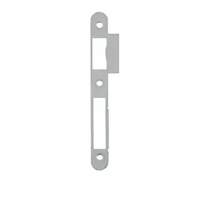 Gâche plate 15/10 2 empennages par serrure encastrée