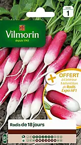 Graines de radis de 18 jours Vilmorin