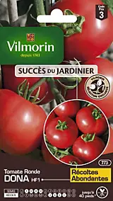 Graines de tomate variété "Dona HF1" Vilmorin semis de février à mai
