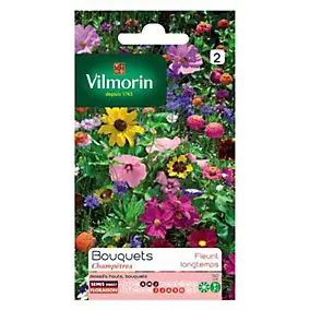 Graines de Fleurs en Mélange pour Bouquets Champêtres Vilmorin