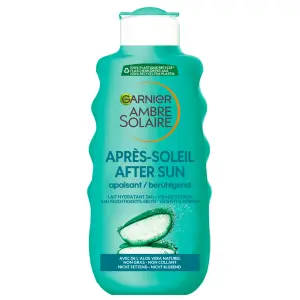GARNIER Ambre Solaire lait hydratant après soleil à l'aloe vera 200ml
