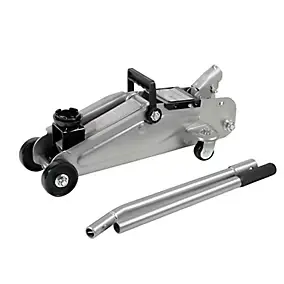 Cric hydraulique sur roues 2 tonnes hauteur de levage de 135 mm à 330 mm