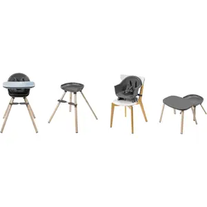 Chaise haute évolutive Moa Beyond Graphite 2 Eco