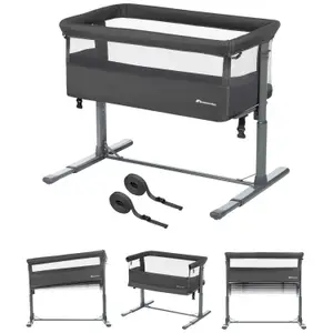 Berceau cododo 2 en 1 Zina Mineral Graphite
