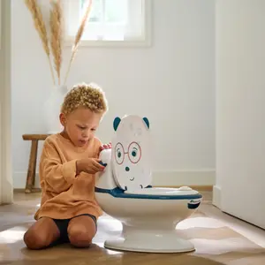 Mini toilette d'apprentissage Bleu