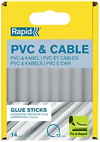 Bâtons de colle pour PVC & câbles Rapid 125 G