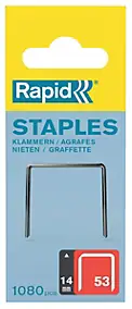 Agrafes Rapid n°53 14 mm, 1080 pièces