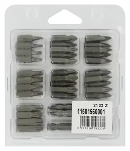 Lot 34 embouts de vissage + 1 porte embout magnétique